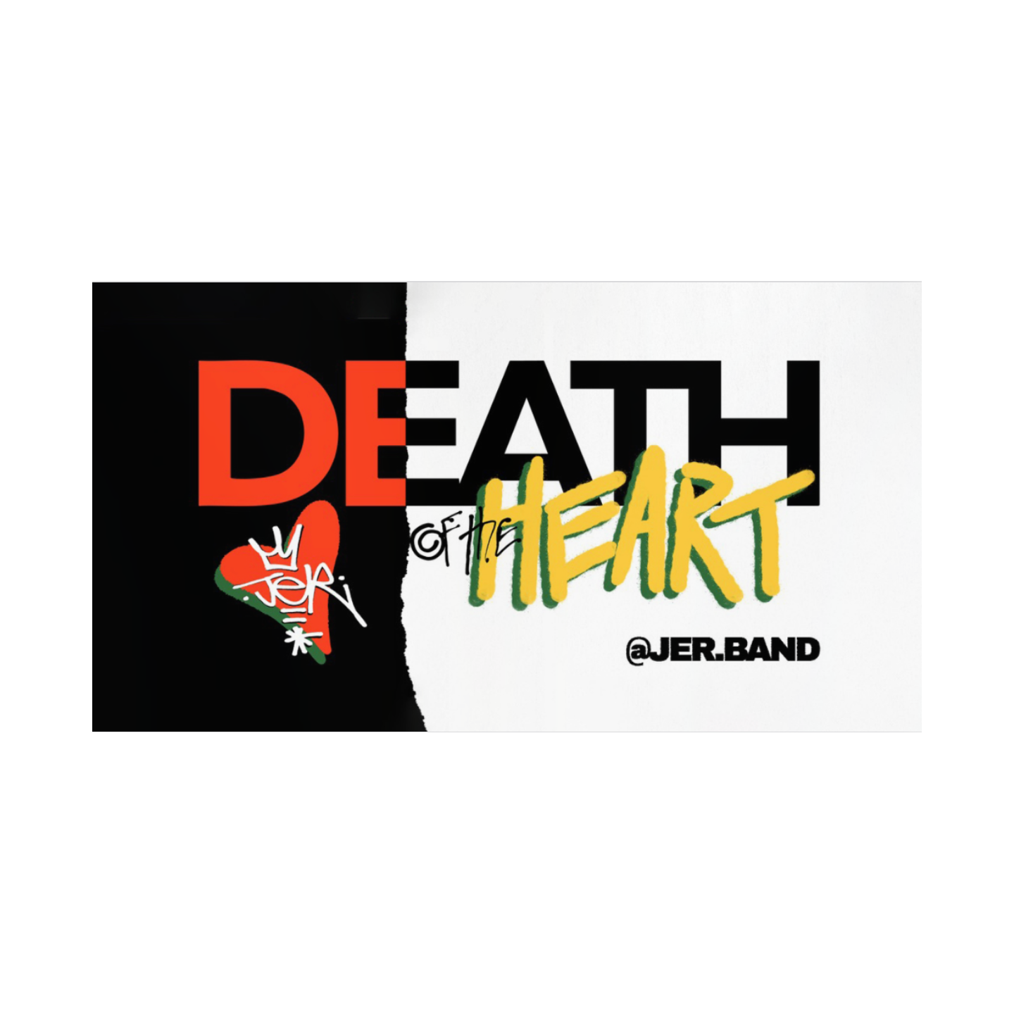JER - Death of the Heart Sticker