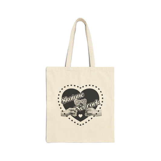 VALENTINE'S DAY | SKATUNE NETWORK LOLLIPOP HEART - Canvas Tote Bag