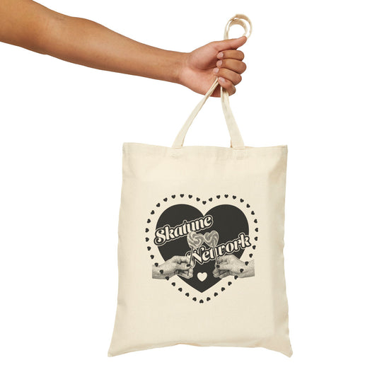VALENTINE'S DAY | SKATUNE NETWORK LOLLIPOP HEART - Canvas Tote Bag