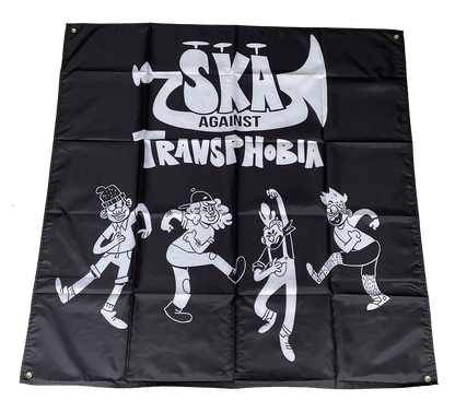 PRE-ORDER | Ska Against Transphobia 4' x 4' Wall Flags