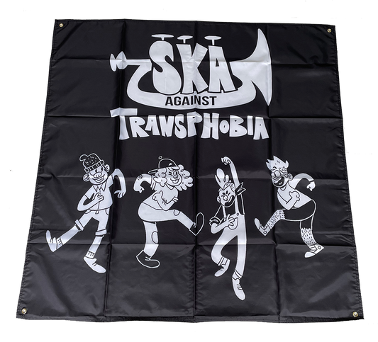 PRE-ORDER | Ska Against Transphobia 4' x 4' Wall Flags