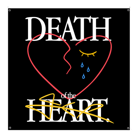 PRE-ORDER | JER | DEATH OF THE HEART WALL FLAG